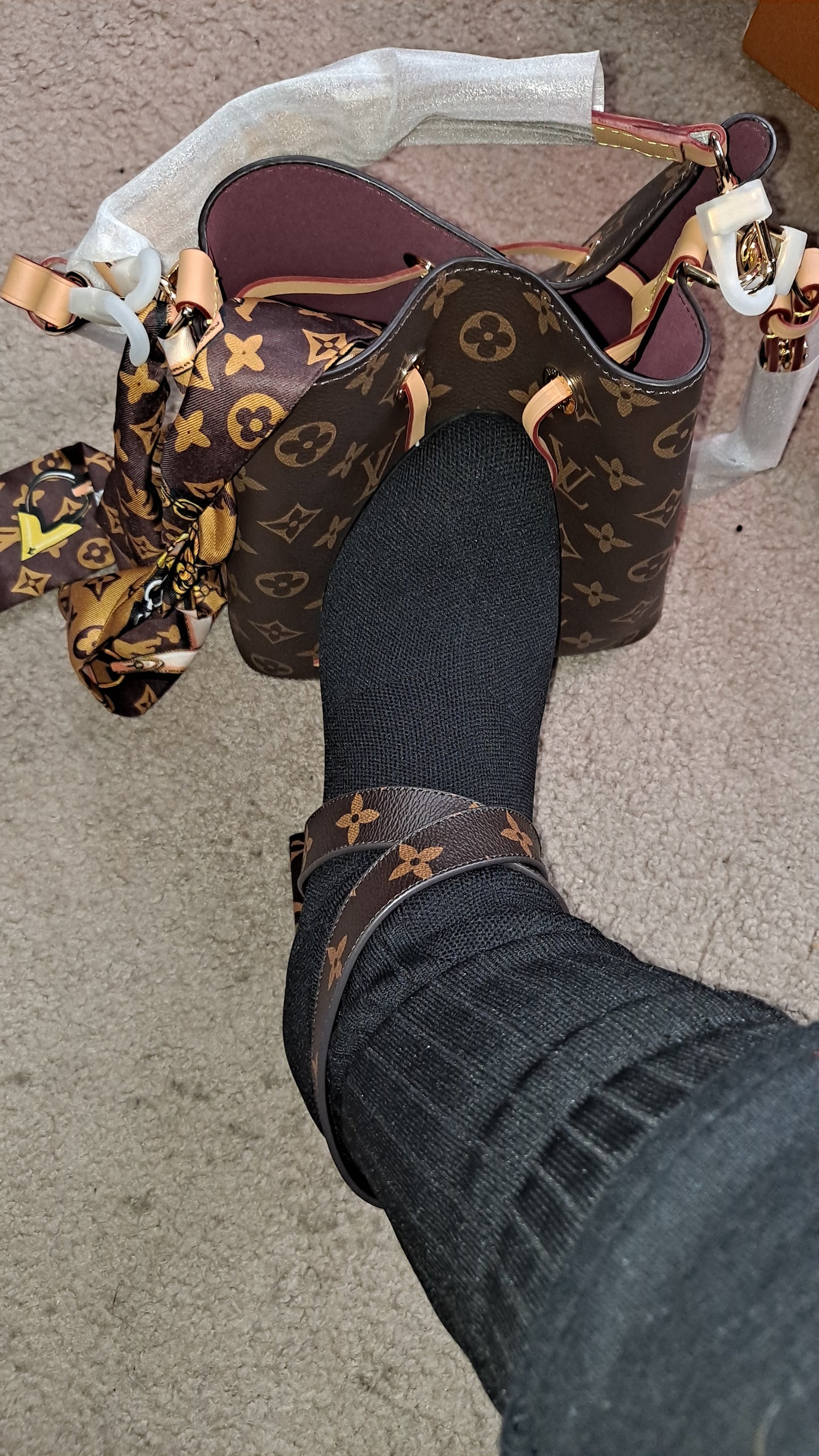 LV SOCK BOOTS SIZE 10