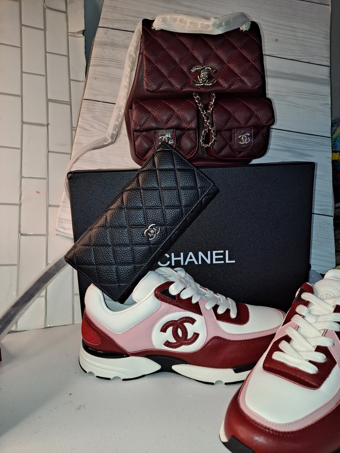 CC SNEAKERS OR CC BACKPACK BAG