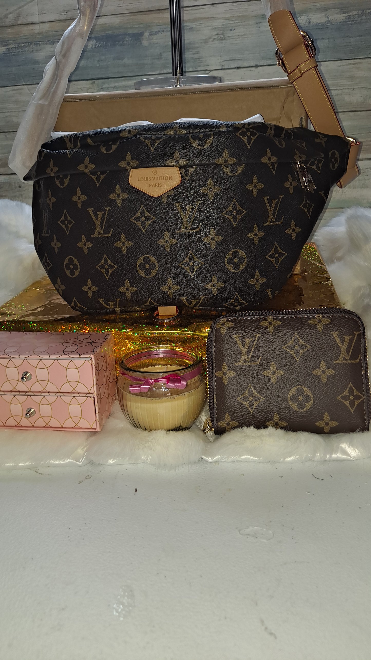 LV BUM BAG & WALLET