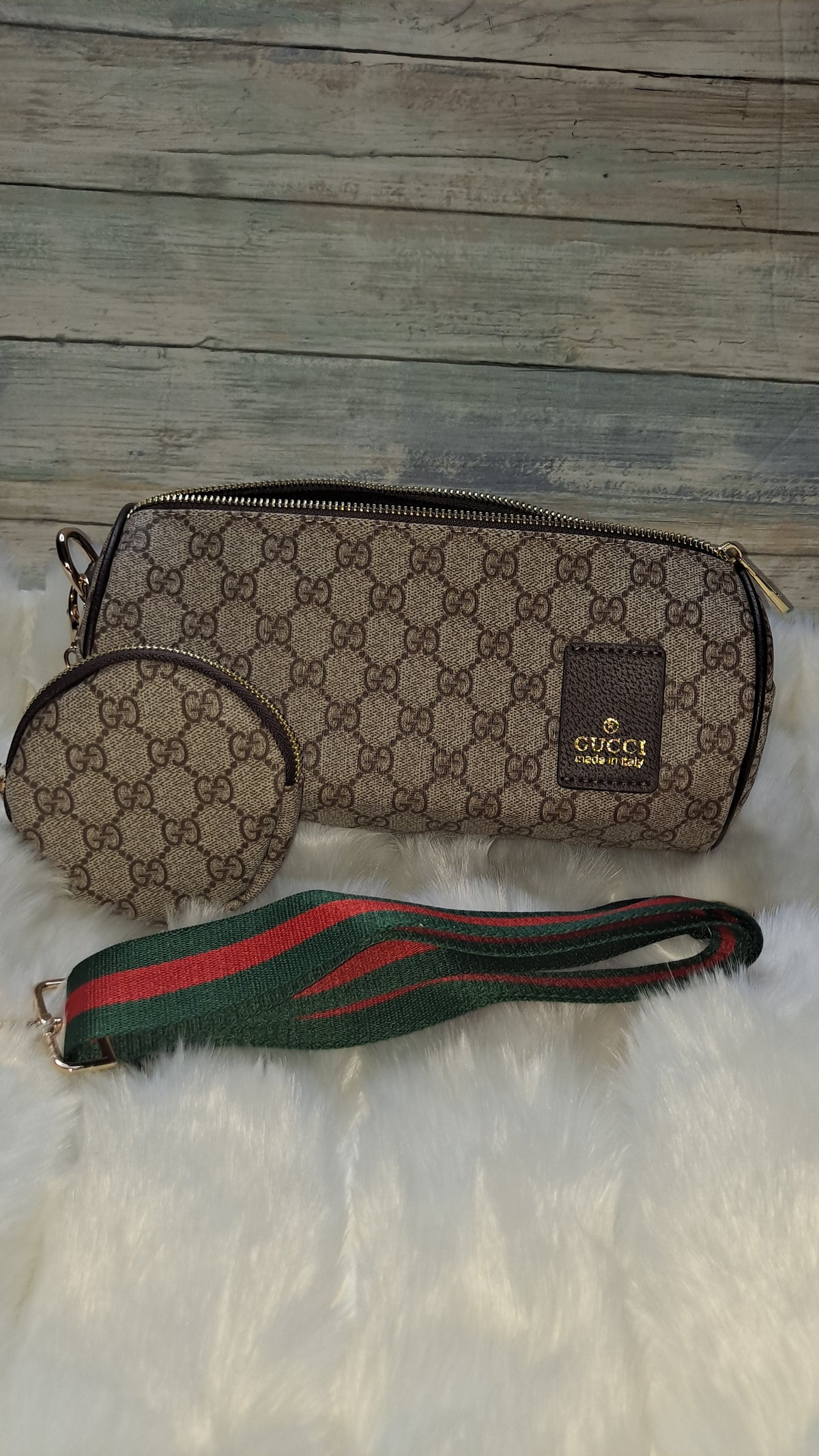 GUUC MEDIUM LOG CROSSBODY BAG