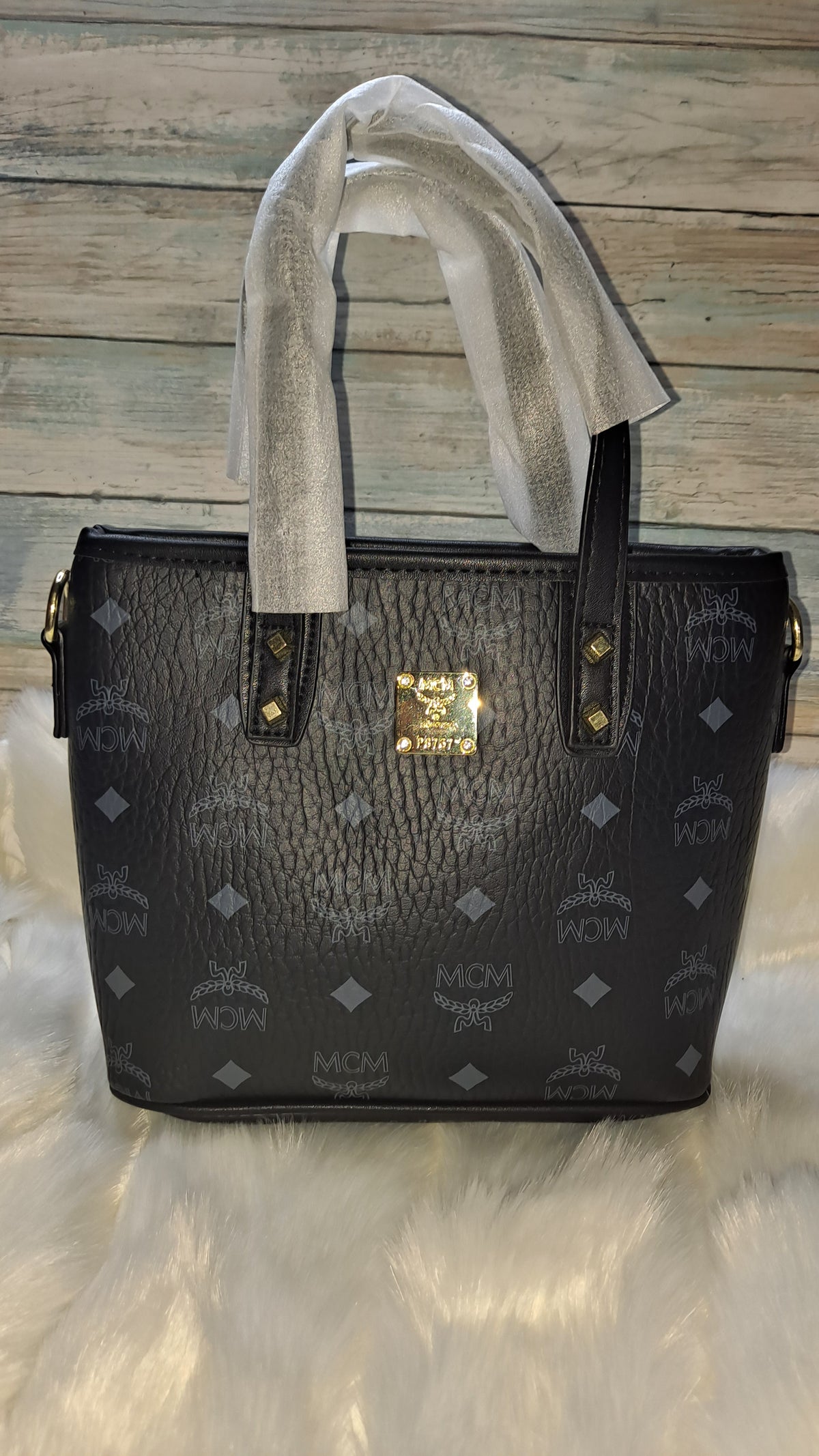 M(M BLACK MINI CROSSBODY BAG
